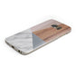Marble Wood Geometric 1 Samsung Galaxy Case Bottom Cutout