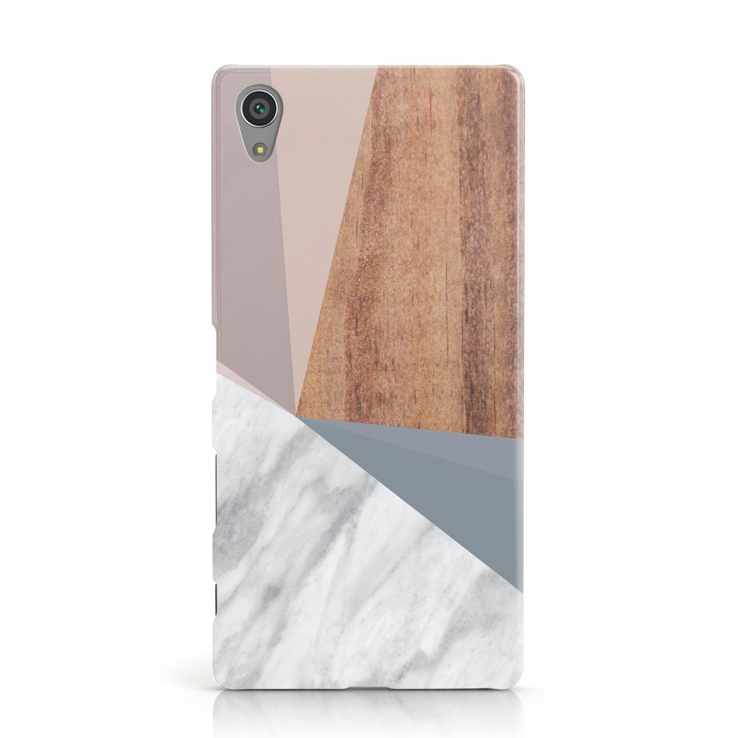 Marble Wood Geometric 1 Sony Xperia Case