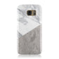 Marble Wood Geometric 5 Samsung Galaxy Case
