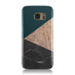 Marble Wood Geometric 6 Samsung Galaxy Case