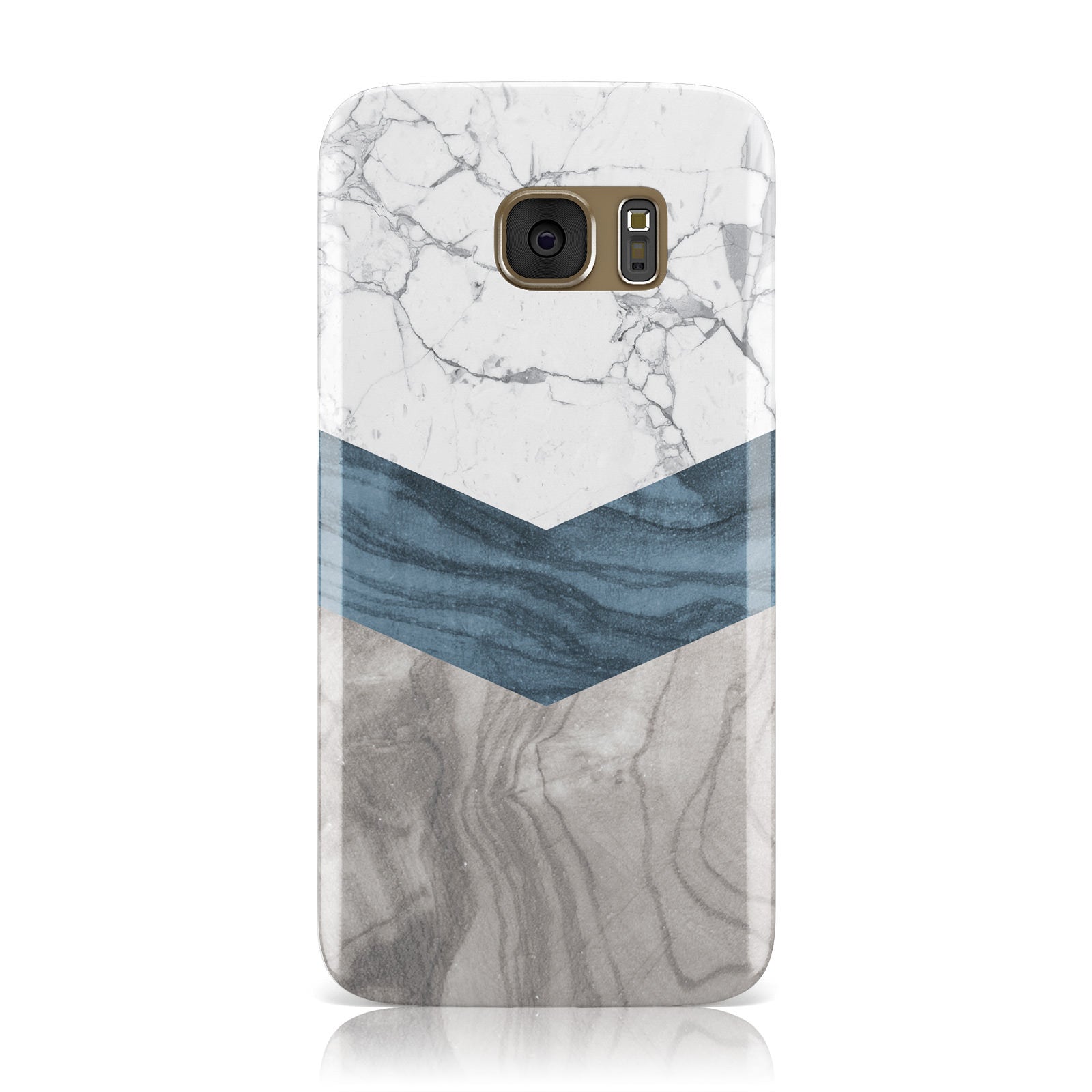 Marble Wood Geometric 8 Samsung Galaxy Case