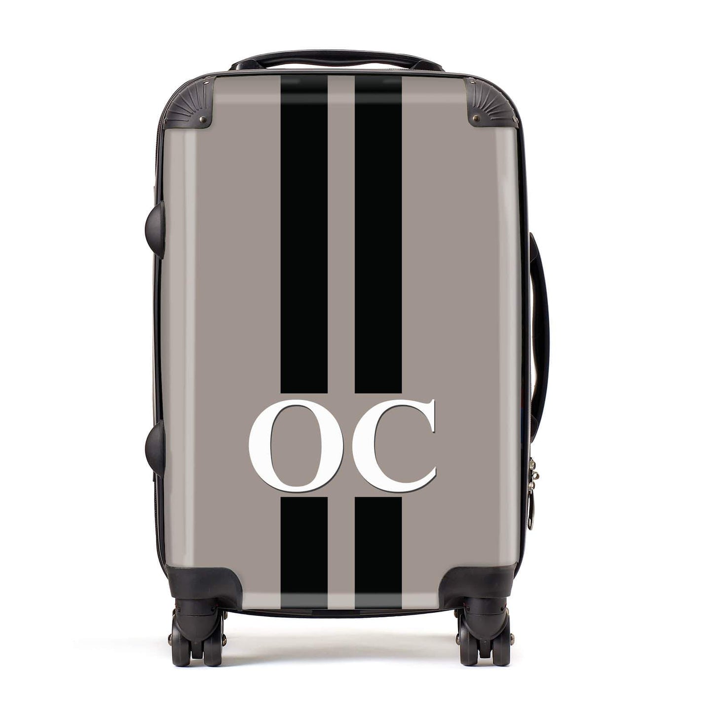Mauve Personalised Initials Suitcase