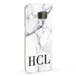 Personalised Medium Marble Initials Samsung Galaxy Case Fourty Five Degrees