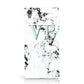 Personalised Mint Star With Monogram Marble Sony Xperia Case