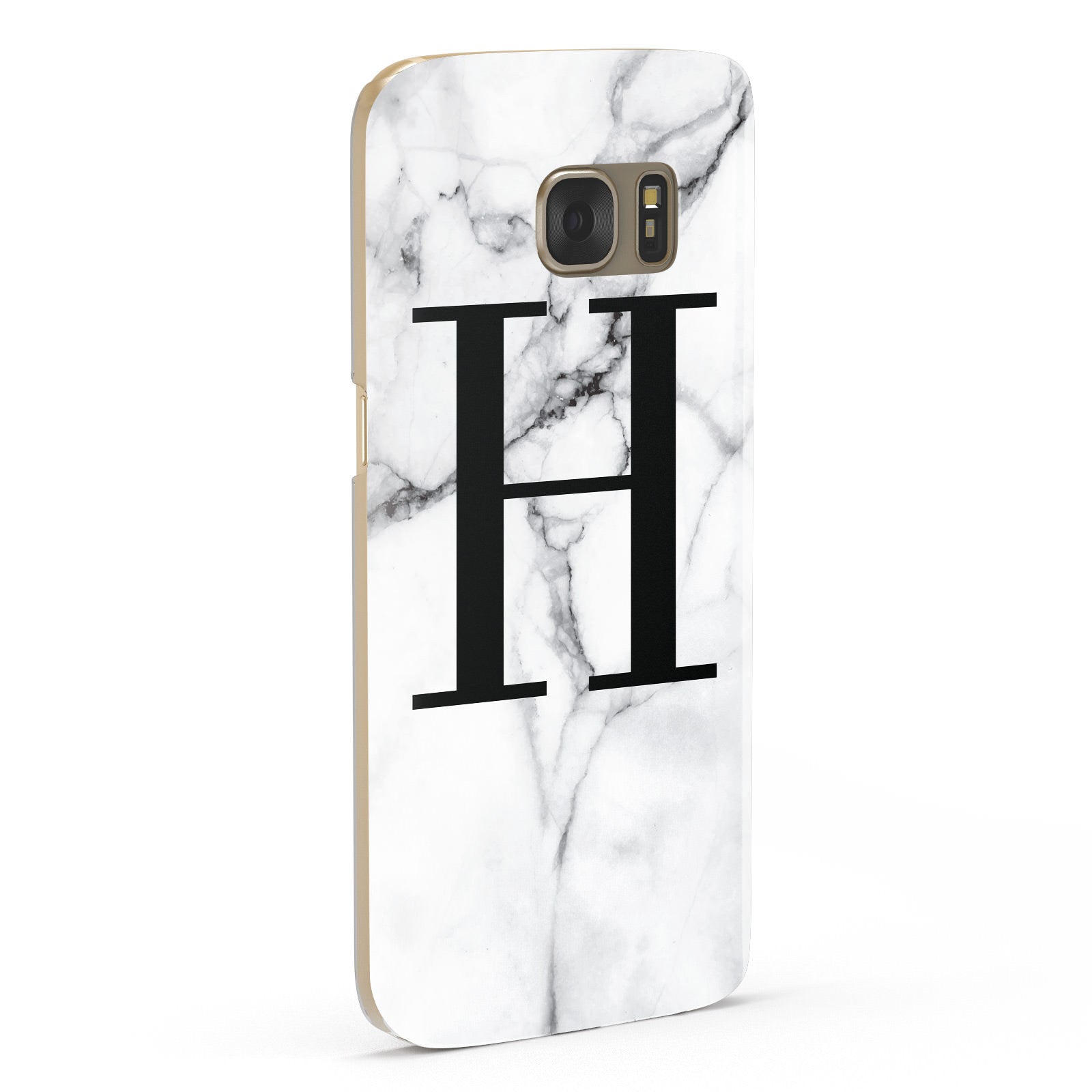 Personalised Monogram Marble Initial Samsung Galaxy Case Fourty Five Degrees