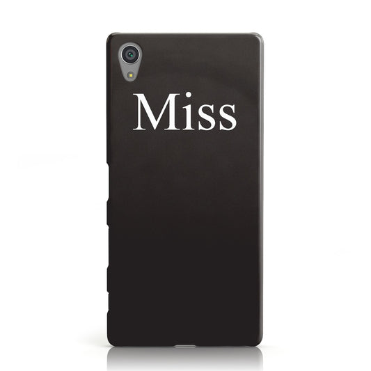 Non Personalised Miss Sony Xperia Case
