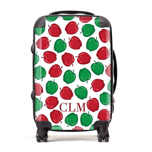 Personalised Apples Initials Suitcase