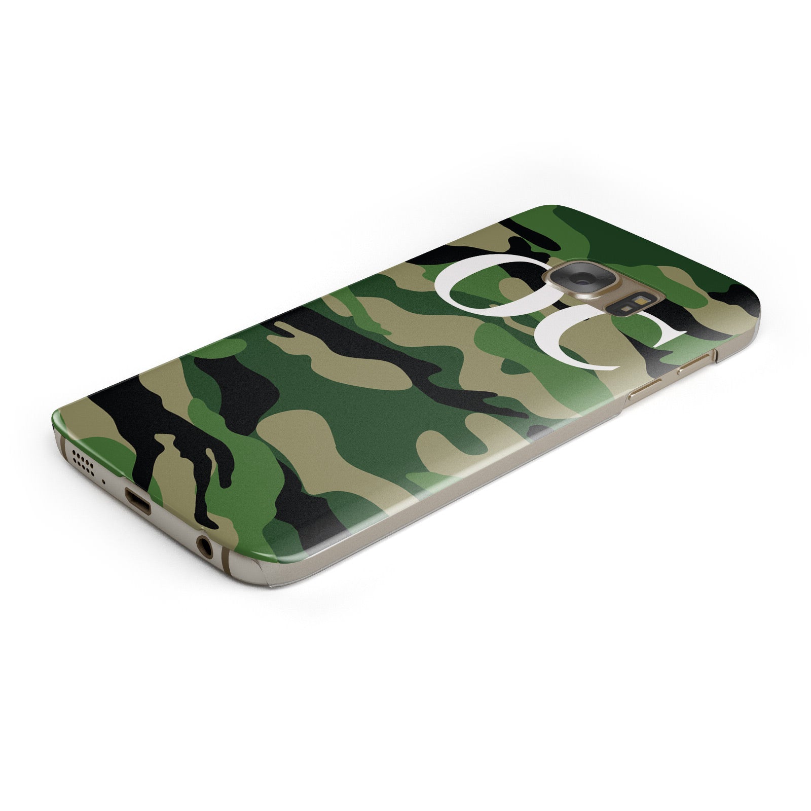 Personalised Camouflage Samsung Galaxy Case Bottom Cutout