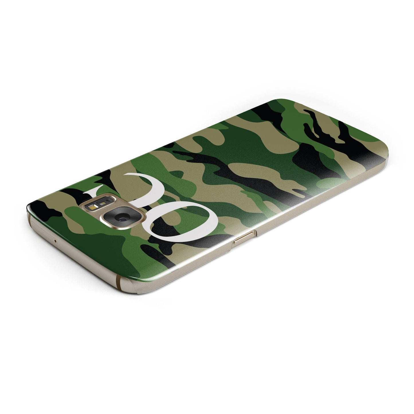 Personalised Camouflage Samsung Galaxy Case Top Cutout