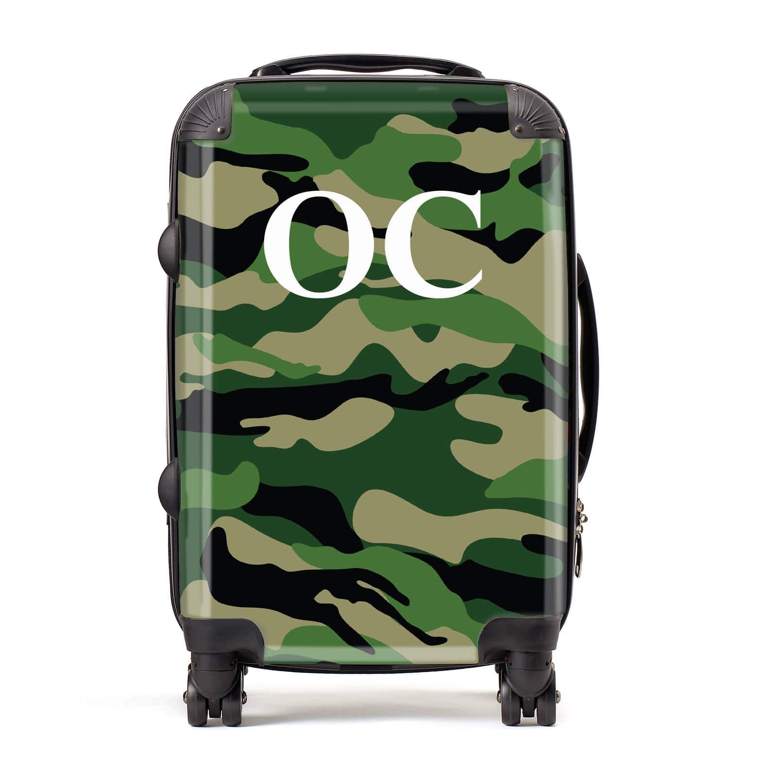 Personalised Camouflage Suitcase