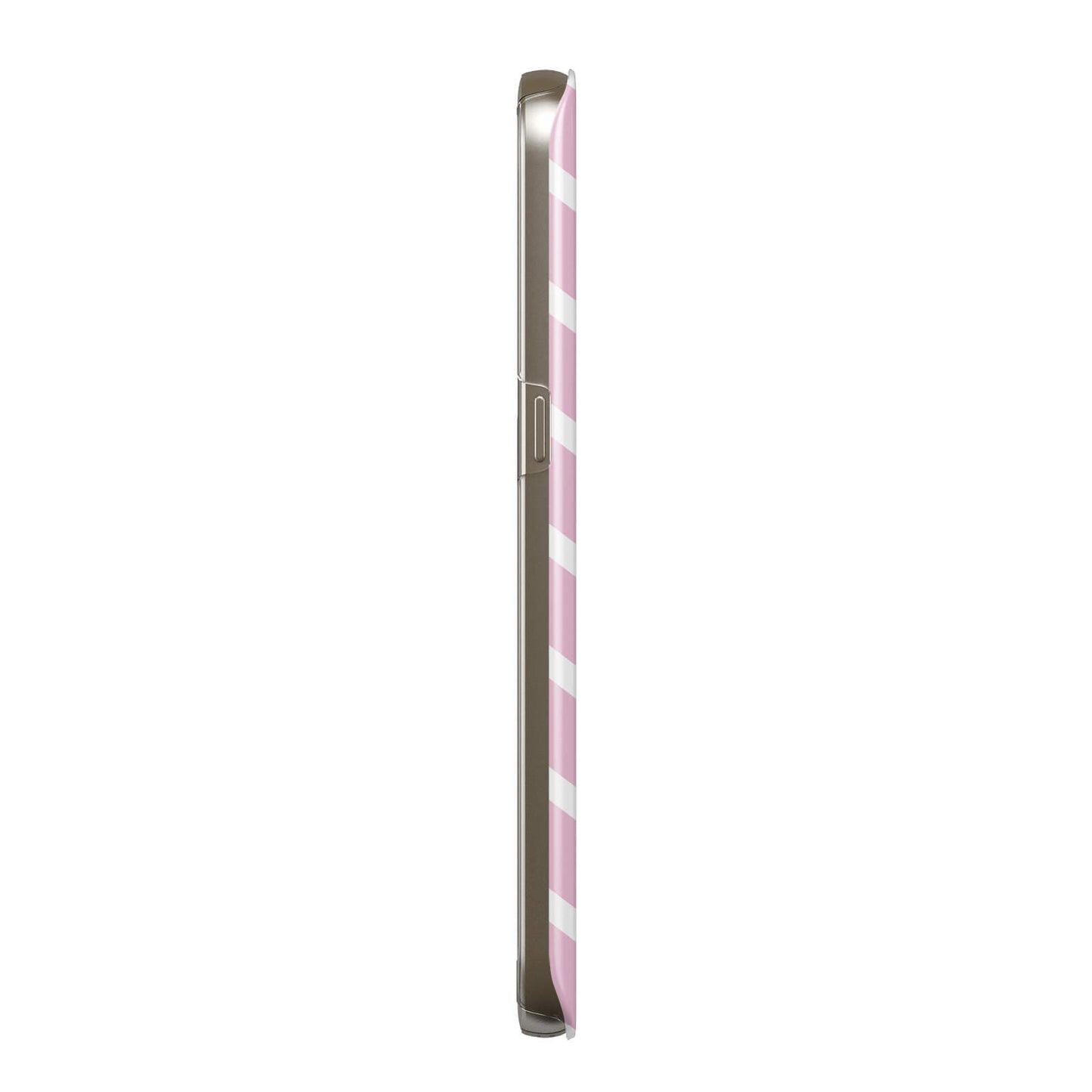 Personalised Chevron Pink Samsung Galaxy Case Side View
