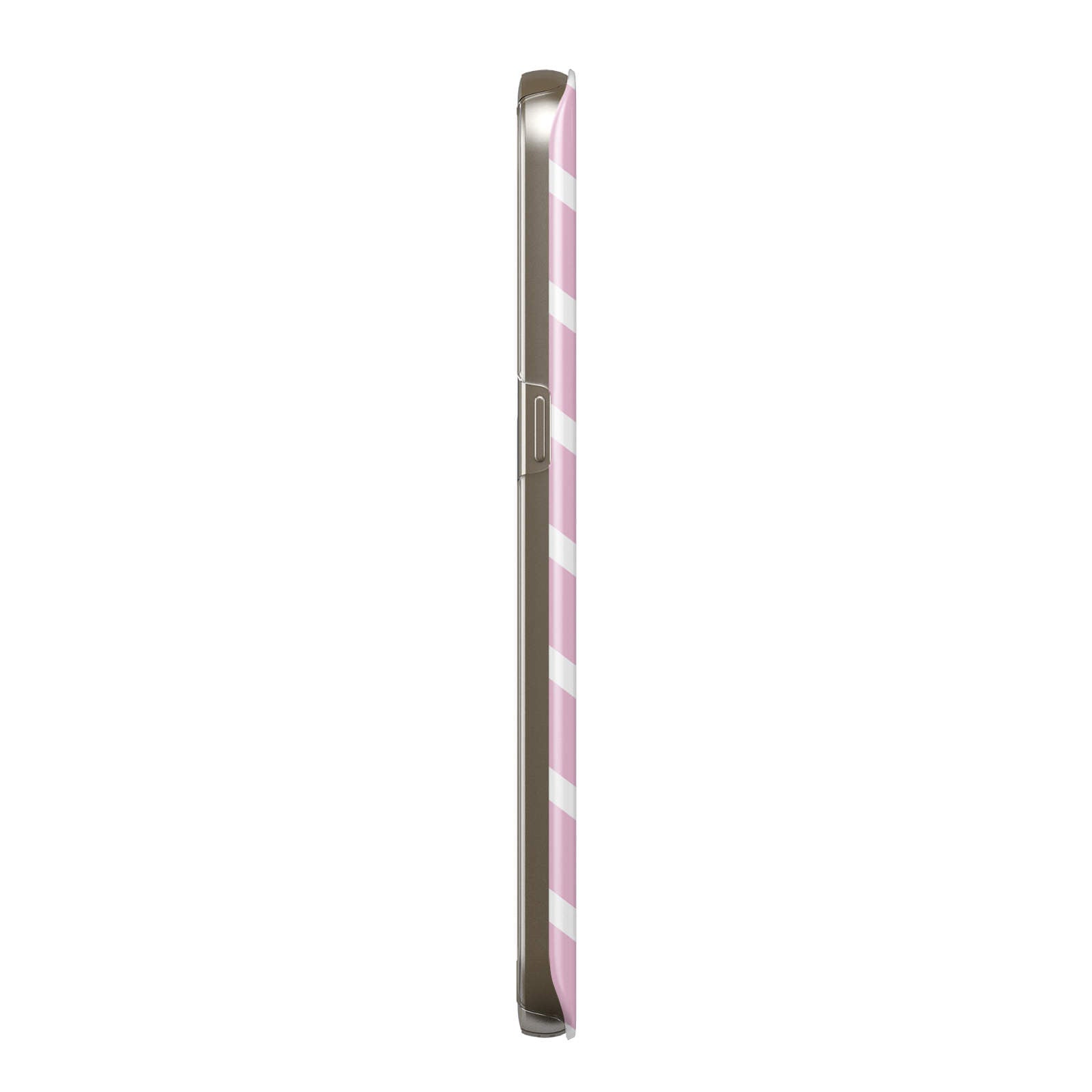 Personalised Chevron Pink Samsung Galaxy Case Side View