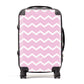 Personalised Chevron Pink Suitcase