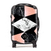 Personalised Custom Marble Initials Suitcase