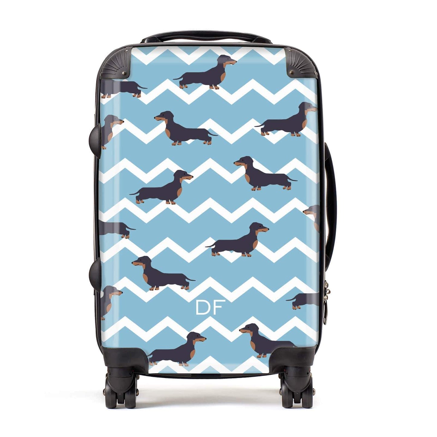 Personalised Dachshund Suitcase