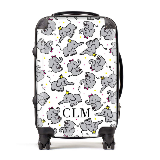 Personalised Elephant Initials Suitcase