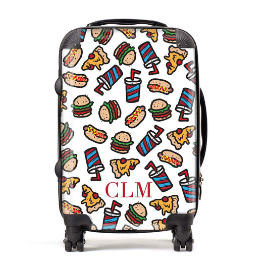 Personalised Fast Food Initials Suitcase