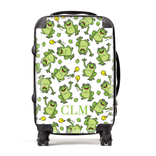 Personalised Frog Initials Suitcase