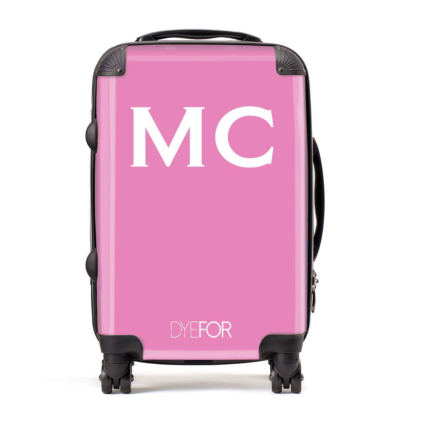 Personalised Hot Pink Initial Suitcase