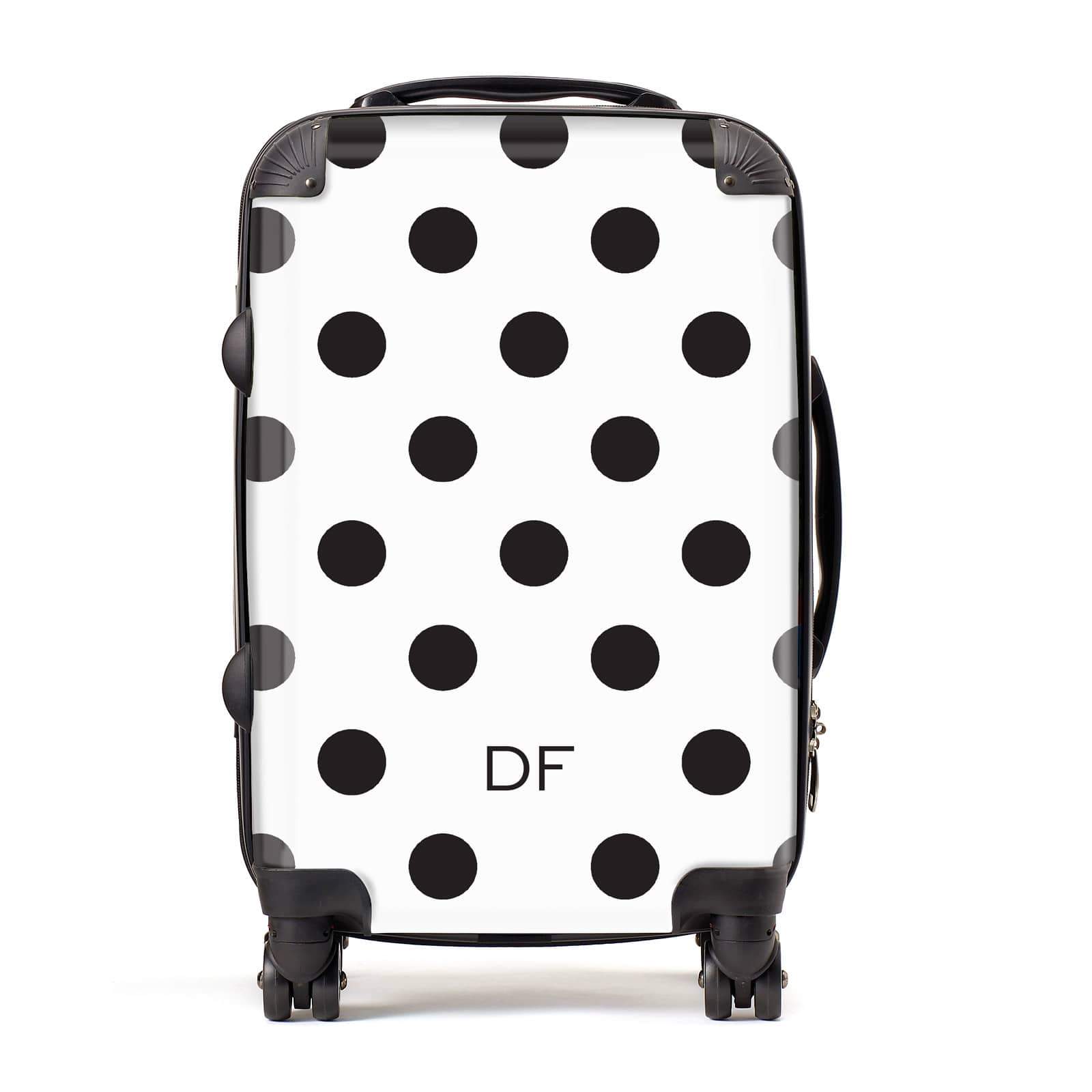 Personalised Initial Dots Suitcase