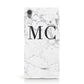 Personalised Marble Initials Sony Xperia Case