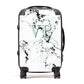 Personalised Mint Star With Monogram Marble Suitcase