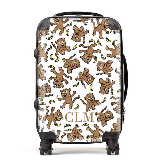 Personalised Monkey Initials Suitcase