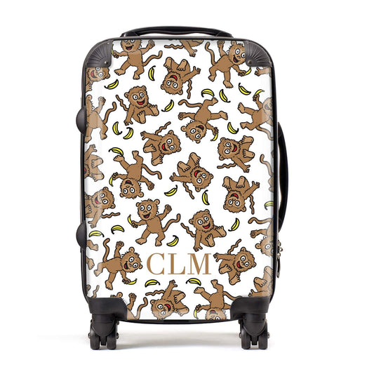 Personalised Monkey Initials Suitcase