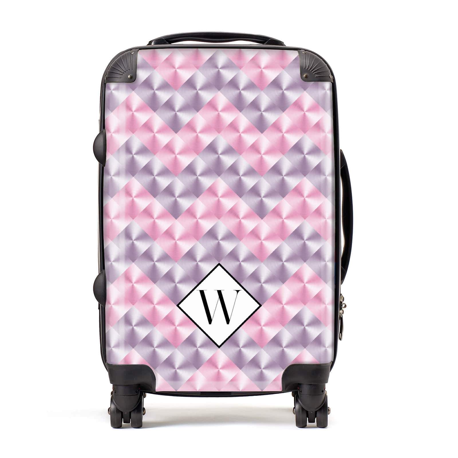 Personalised Mother Of Pearl Monogram Letter Suitcase