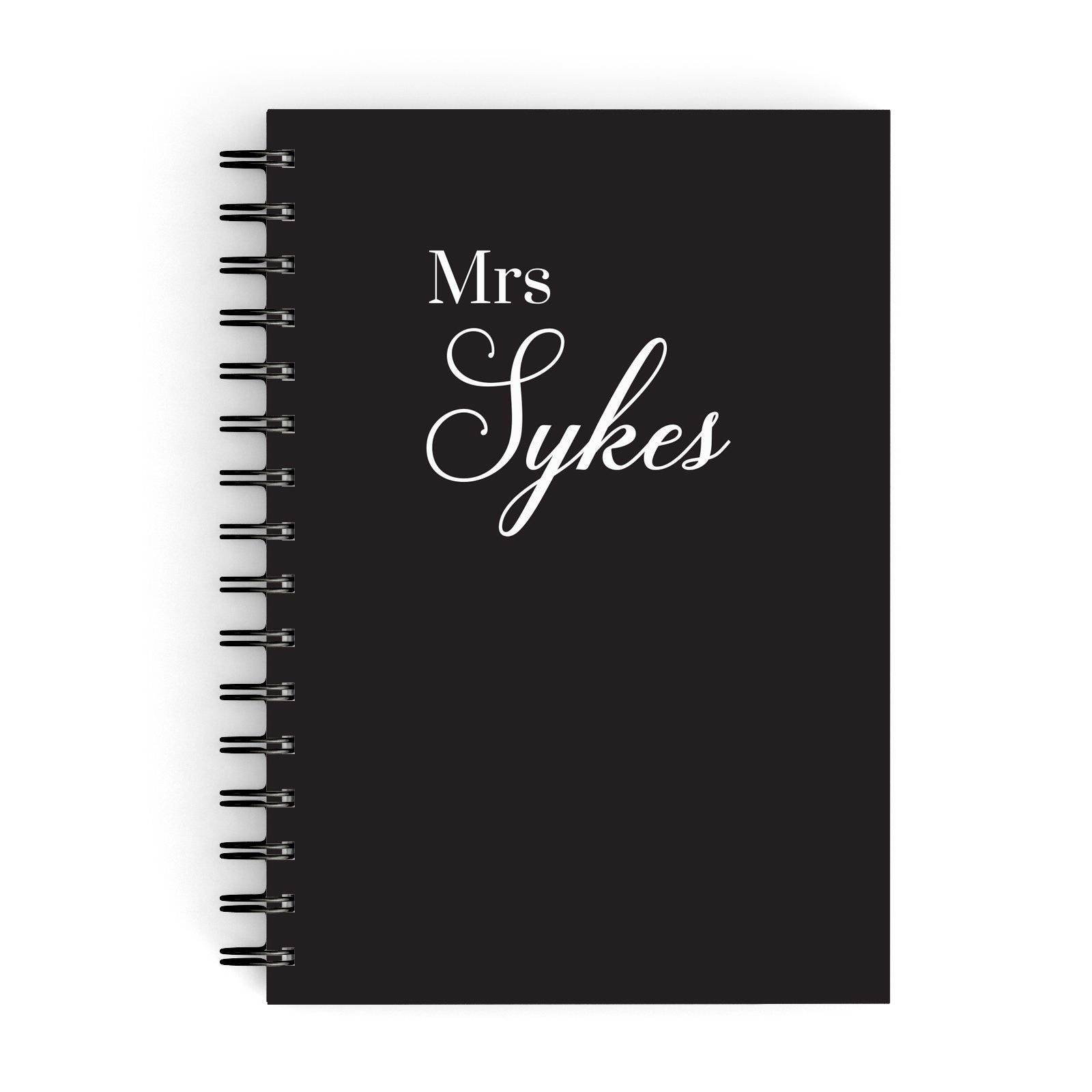 Personalised Mrs Or Mr Bride A5 Hardcover Notebook