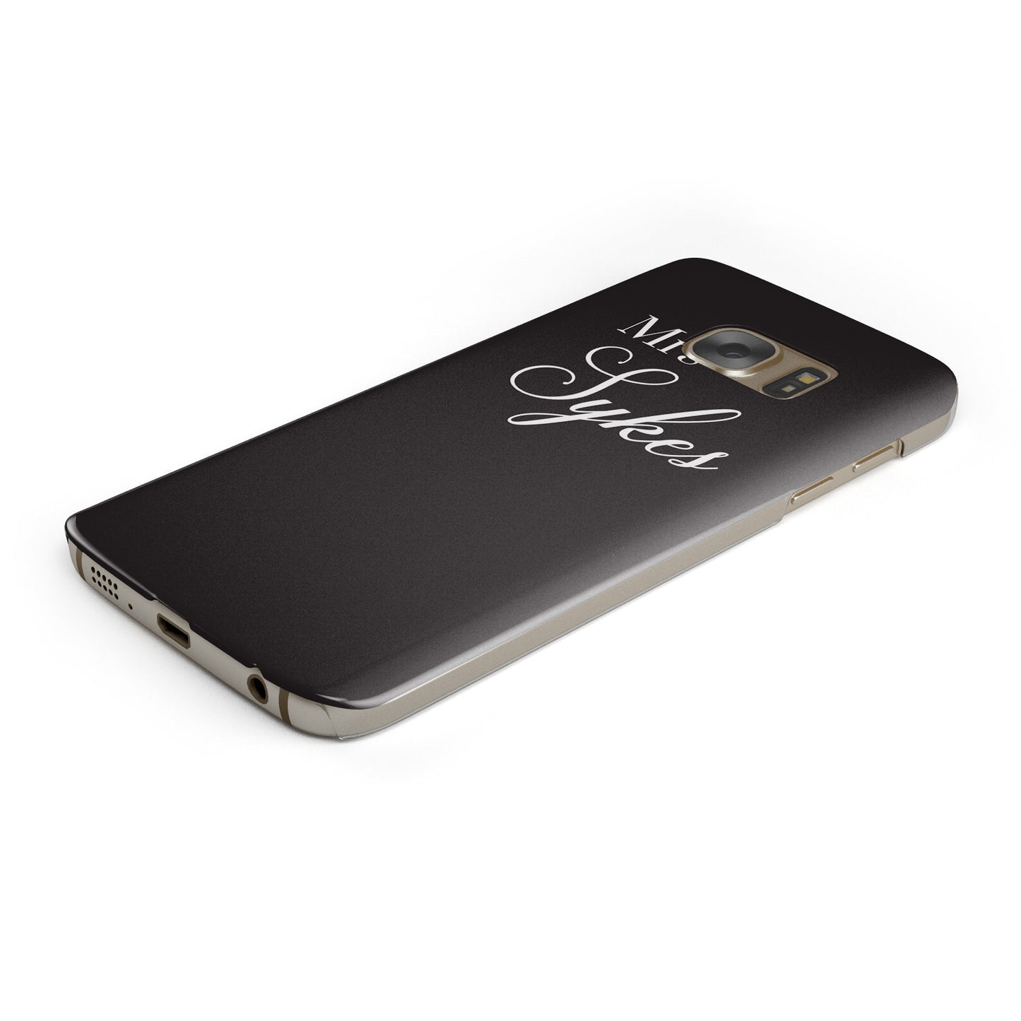 Personalised Mrs Or Mr Bride Samsung Galaxy Case Bottom Cutout