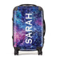 Personalised Name Space Nebula Custom Suitcase