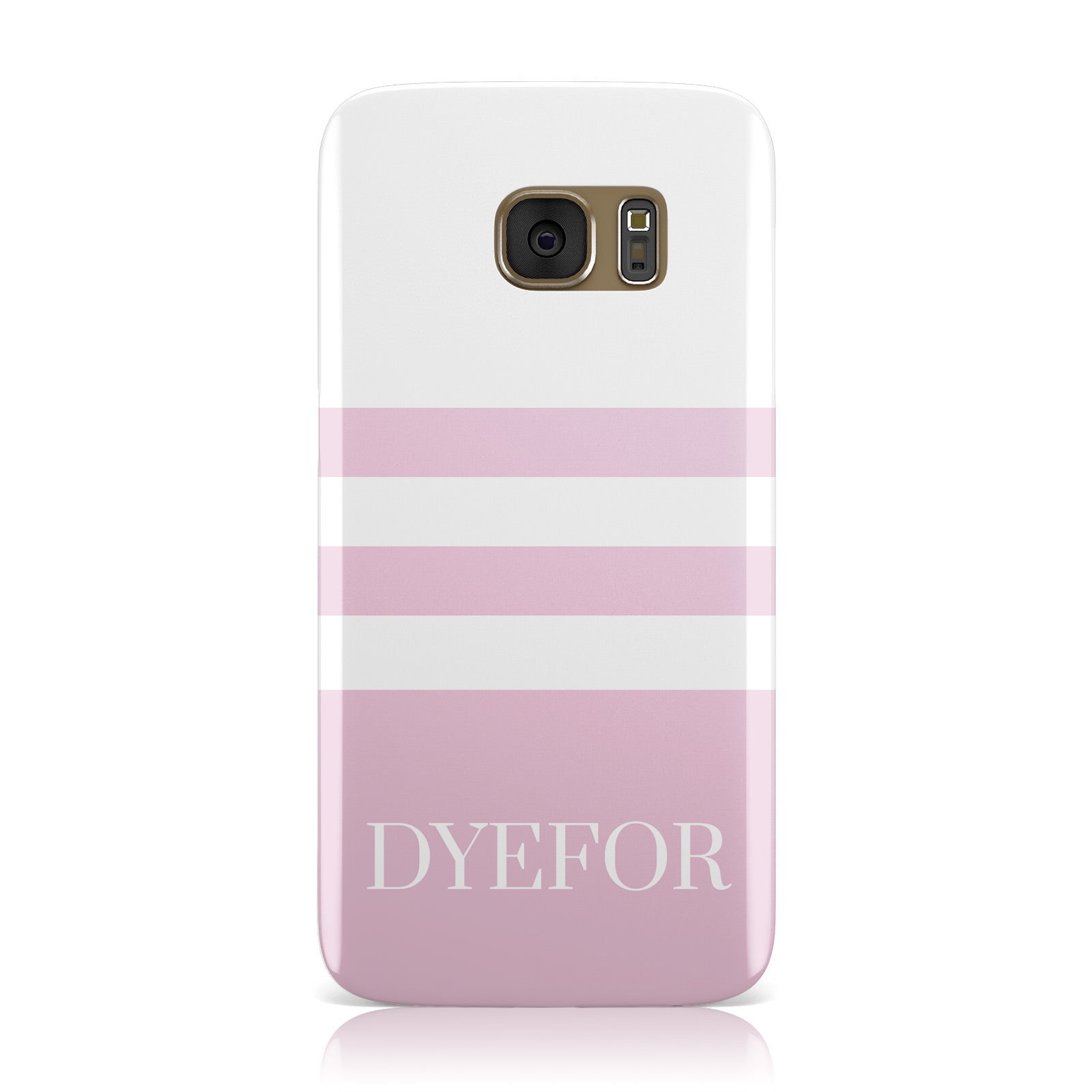 Personalised Name Striped Samsung Galaxy Case