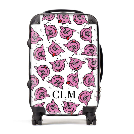 Personalised Pig Initials Suitcase