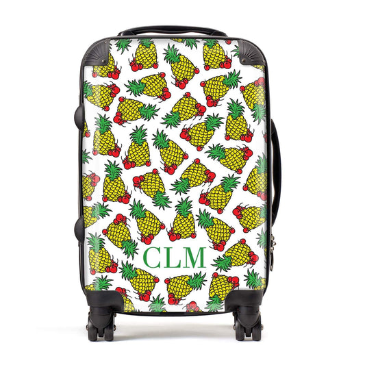 Personalised Pineapple Initials Suitcase