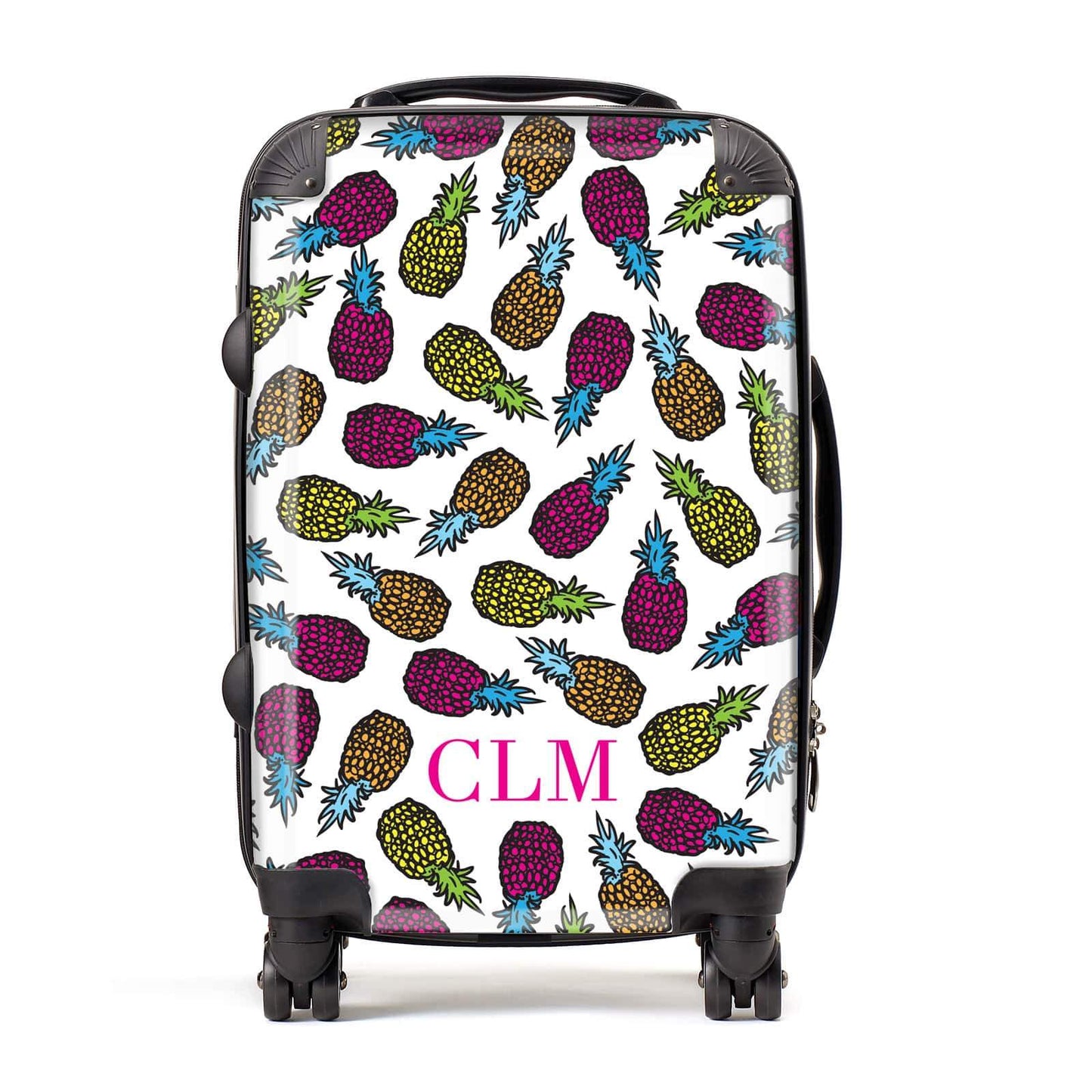 Personalised Pineapples Initials Suitcase