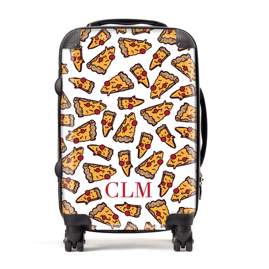 Personalised Pizza Initials Suitcase