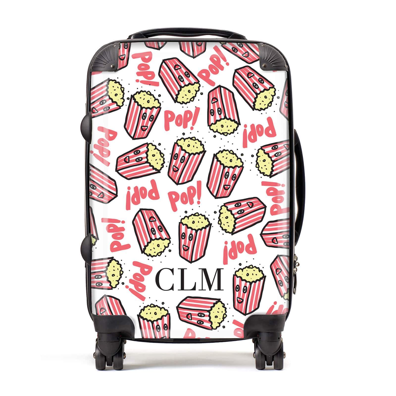 Personalised Popcorn Initials Suitcase