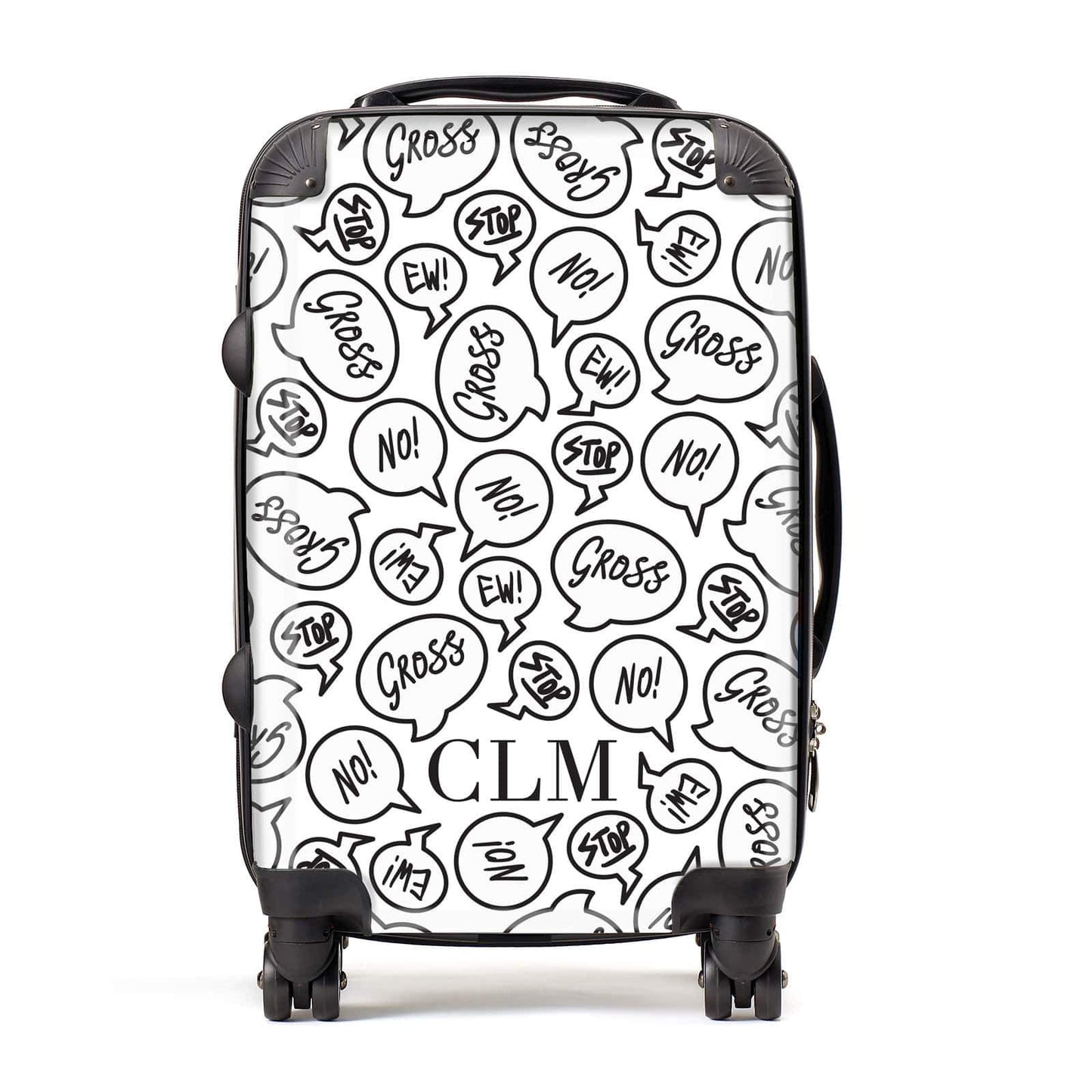 Personalised Sayings Initials Suitcase