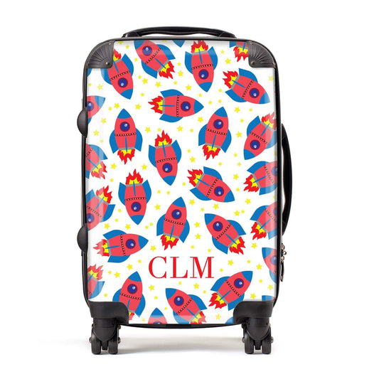Personalised Space Rocket Initials Suitcase