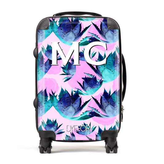 Personalised Cactus Initials Suitcase