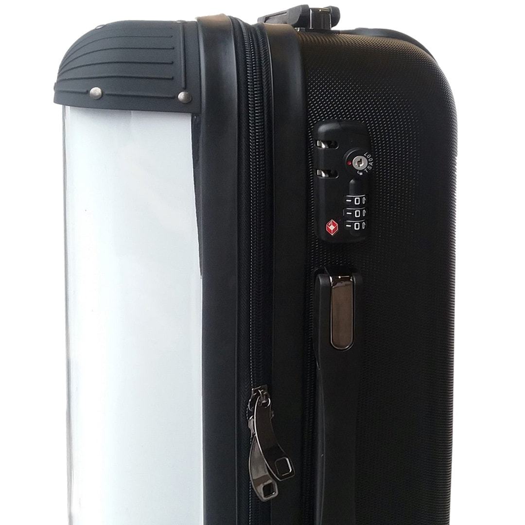 Personalised suitcase with TSA locks