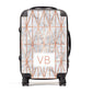 Personalised Triangular Marble Initials Suitcase