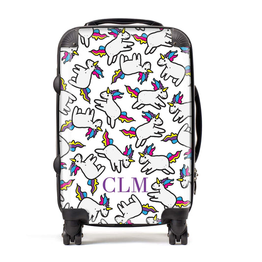 Personalised Unicorn With Initials Suitcase