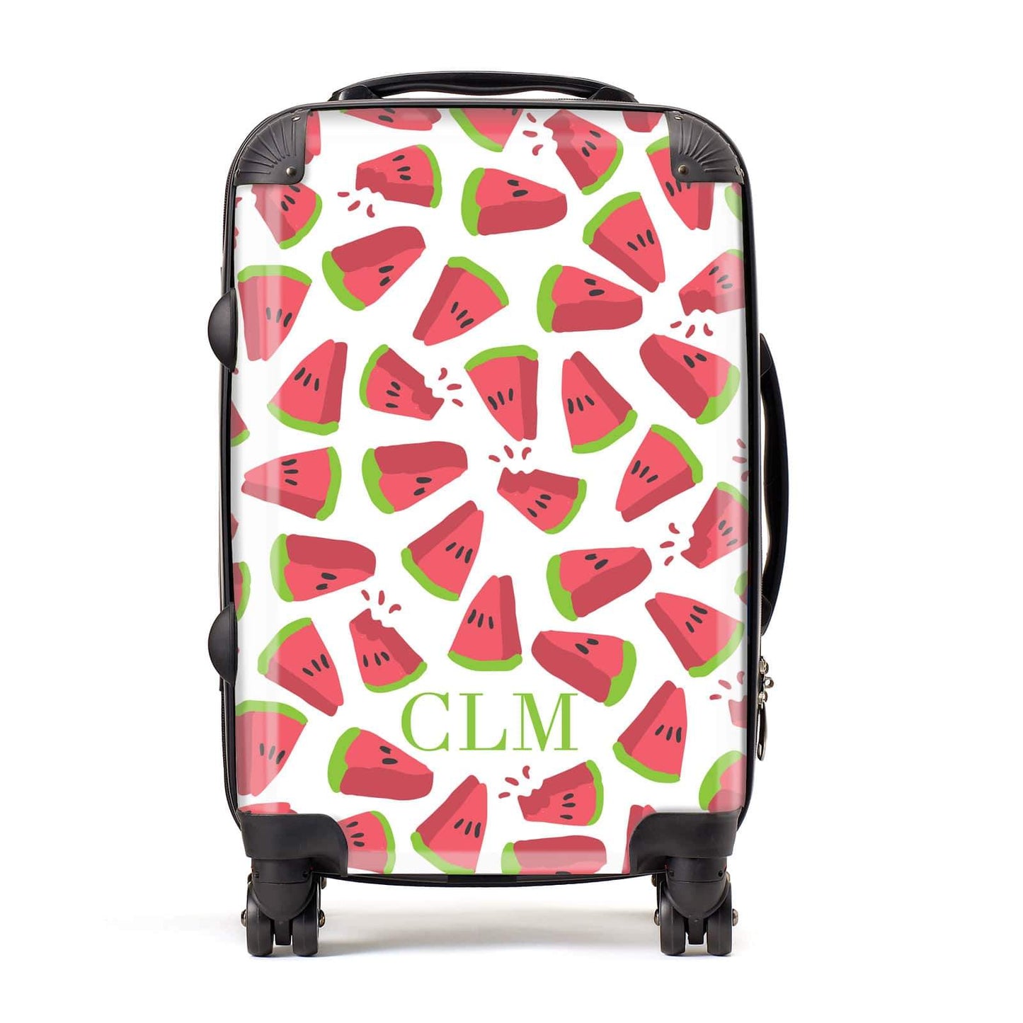 Personalised Watermelon Monogram Suitcase