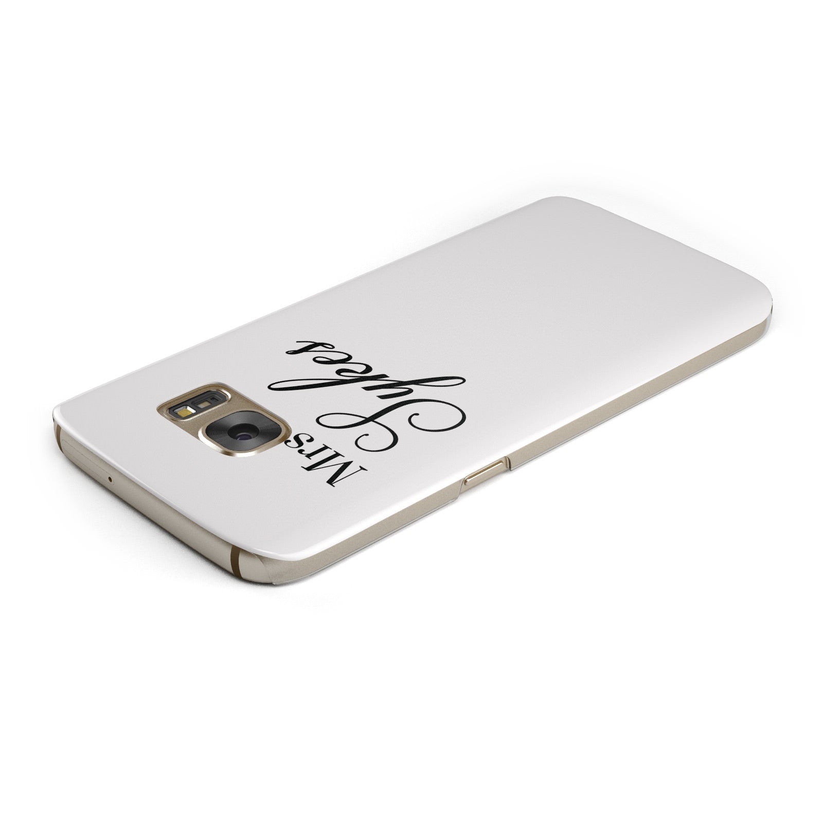 Personalised Wedding Name Mrs Samsung Galaxy Case Top Cutout