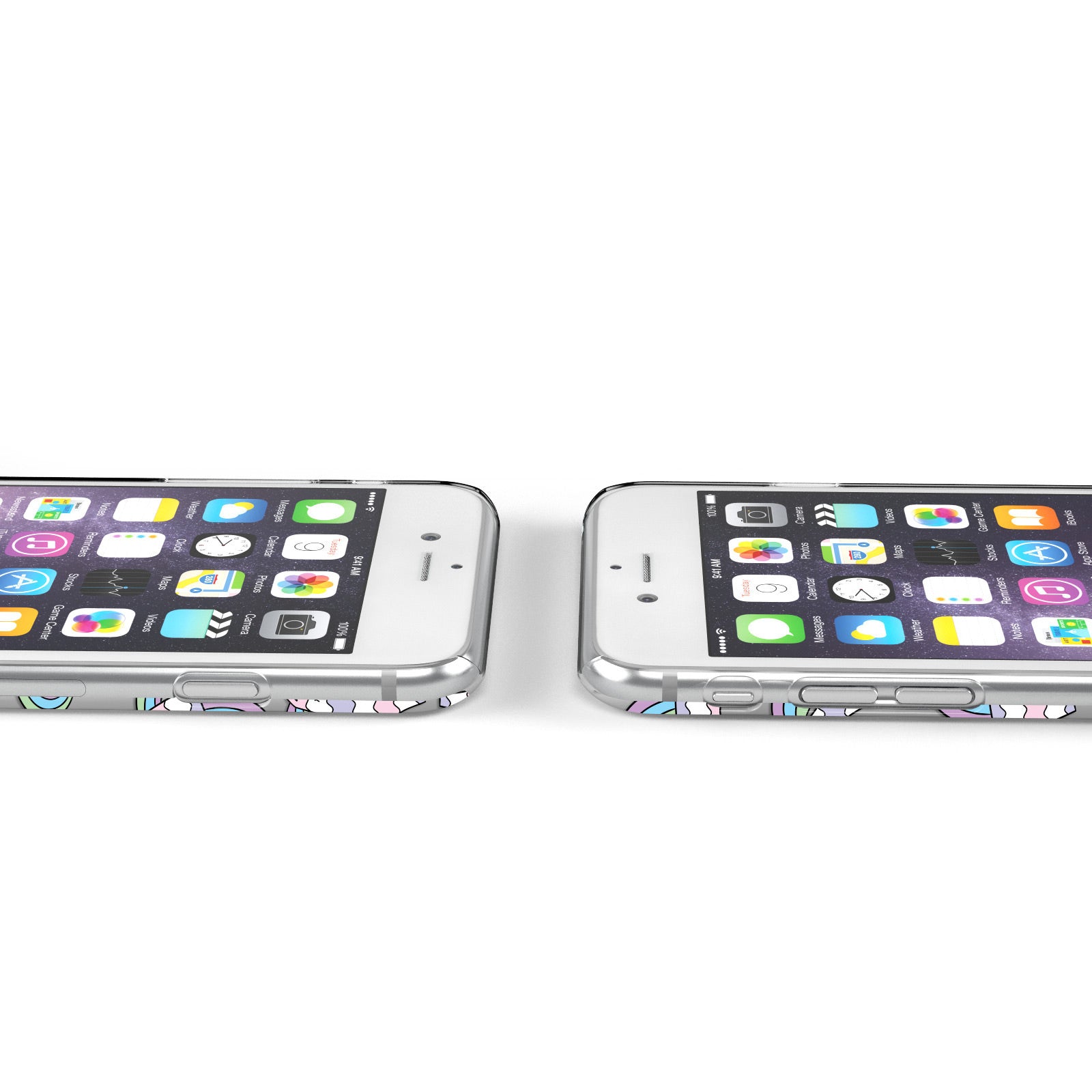 Pinata Unicorn Personalised Initials Apple iPhone Case Ports Cutout
