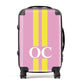 Pink Personalised Initials Suitcase