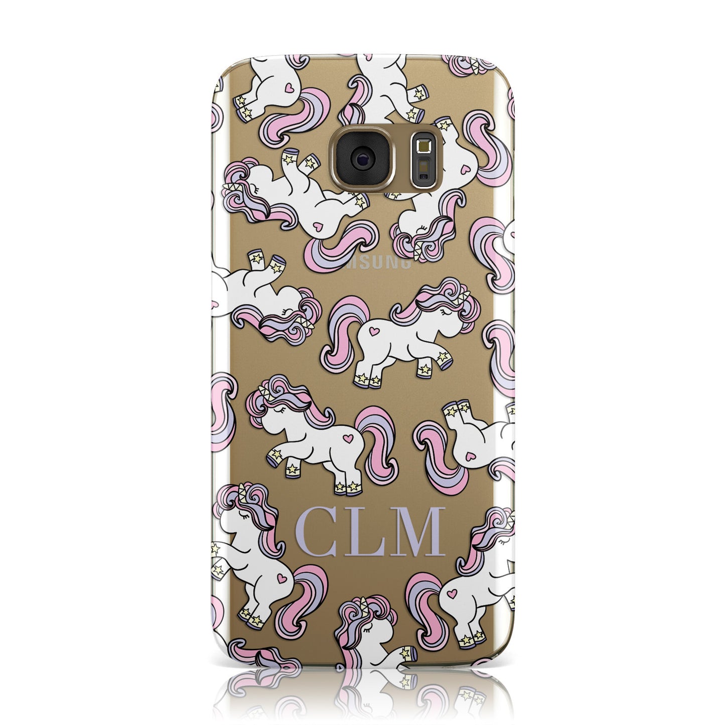 Pretty Unicorn Personalised Samsung Galaxy Case