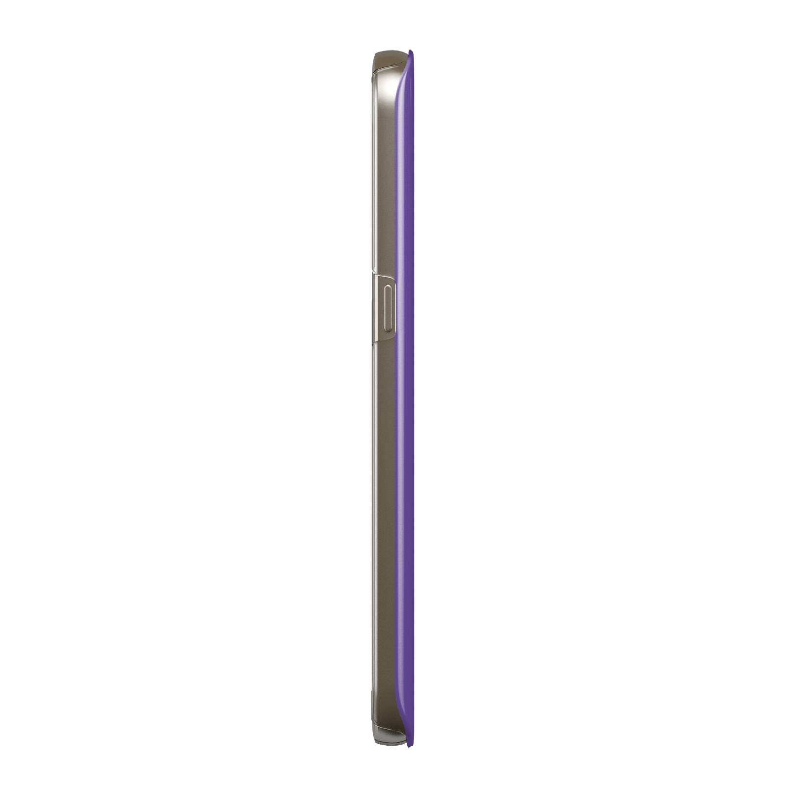 Purple Personalised Initials Samsung Galaxy Case Side View